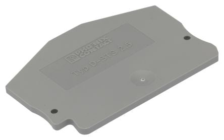 Phoenix Contact D-STS 2.5 Series End Cover for Use with Modular Terminal Block