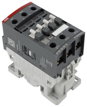 ABB AF26 Contactor, 110V ac/dc Coil, 3-Pole, 17 A, 11 kW 130V, 3 NO, 690V ac