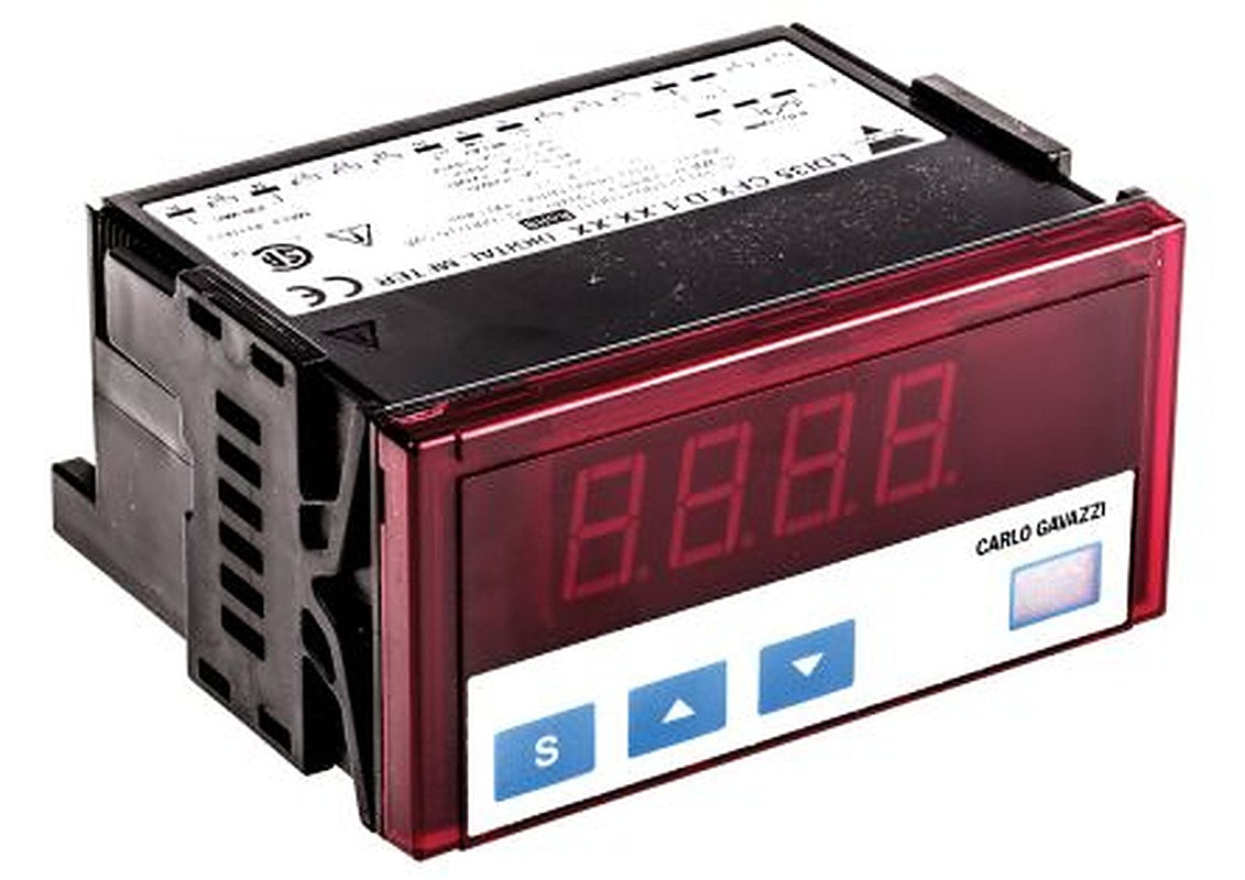 Carlo Gavazzi LDI35 CF Single Line, LED Multi-Function Panel Meters for Pressure, AC/DC, Power, Frequency, Torque, AC/DC