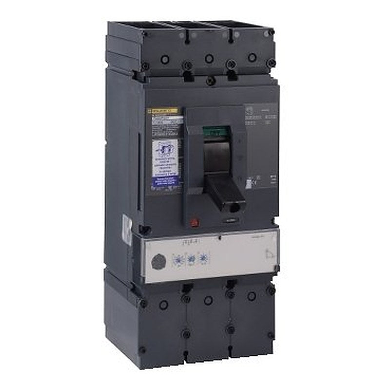 Circuit breaker, PowerPacT L, 400A, 3 pole, 600VAC, 14kA, lugs, MicroLogic 3.3, 80%, aux, shunt (Circuit breaker PowerPacT L) is a Schneider Electric product. Designed for reliable performance and long service life. Available across Iraq — contact us for pricing and delivery options.