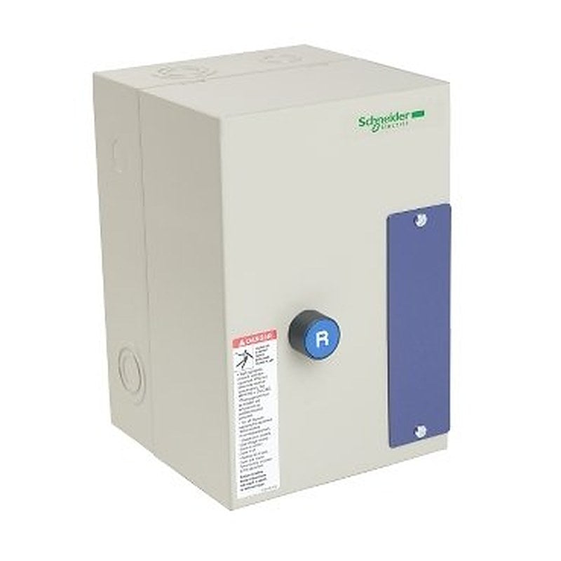IEC Starter, TeSys LE1, full voltage non reversing, unfused, 18A, 5HP at 460VAC, 120VAC 50/60Hz coil, NEMA 1 (IEC Starter TeSys LE1) is a Schneider Electric product. Designed for reliable performance and long service life. Available across Iraq — contact us for pricing and delivery options.