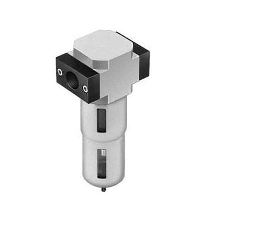Festo D series 40 μm 1/2 in G 16 bar Pneumatic Filter 3000 L/min max with Manual drain
