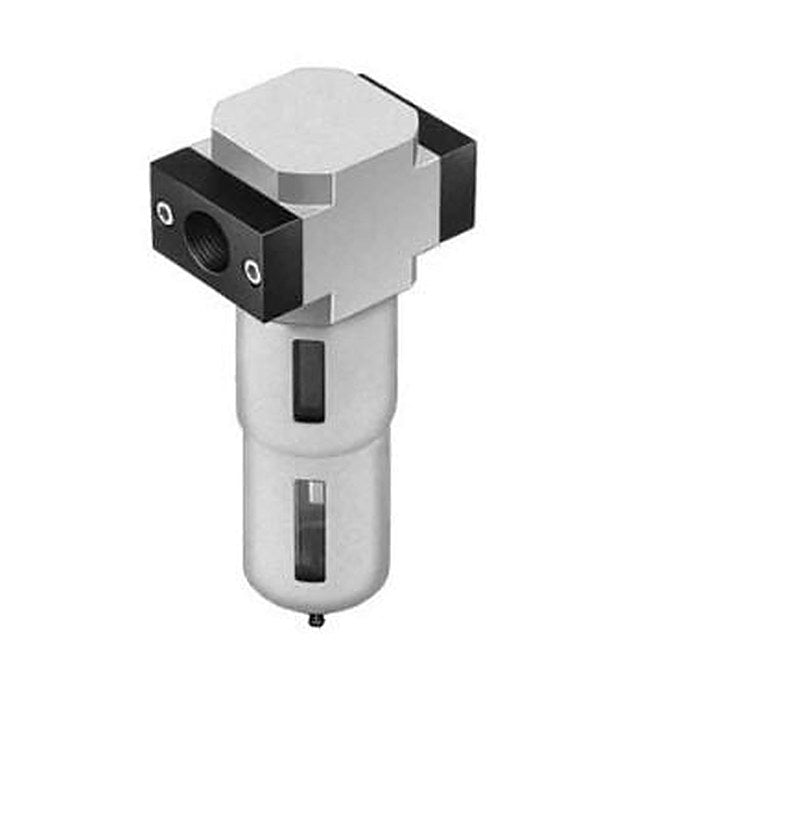 Festo D series 5 μm 1/4 in G 12 bar Pneumatic Filter 950 L/min max with Automatic drain