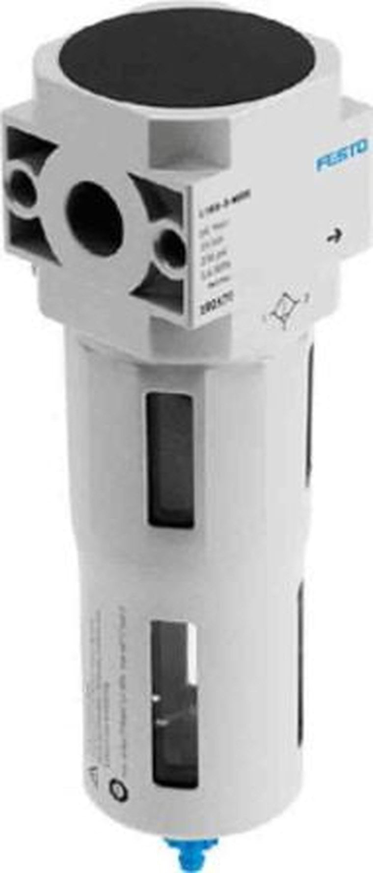 Festo D series 5 μm 12 bar Pneumatic Filter with Automatic drain