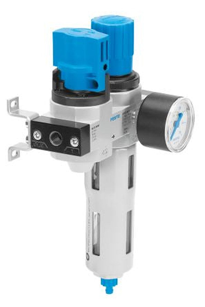 Festo G 1/4 Filter Regulator, 40 μm, 1/2 in G, Manual, 16 bar, 185739