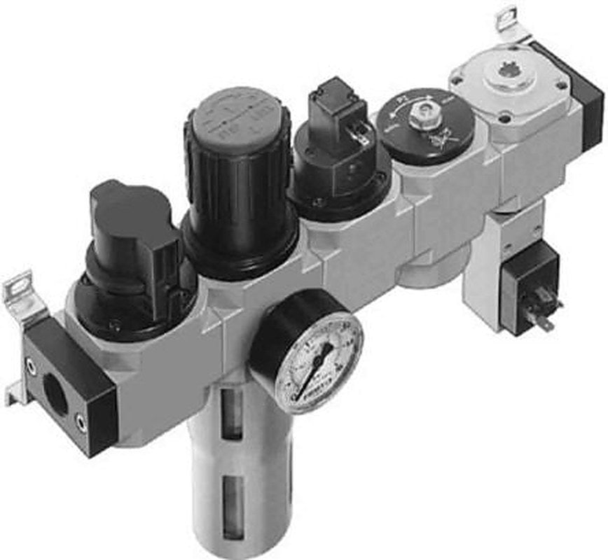 Festo G 1/4 Filter Regulator, 40 μm, 1/8 in G, Manual, 16 bar, 185779