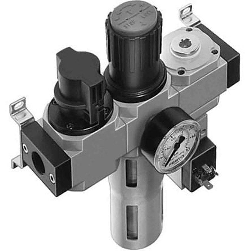 Festo G 1/4 Filter Regulator, 40 μm, 3/4 in G, Manual, 16 bar, 185777