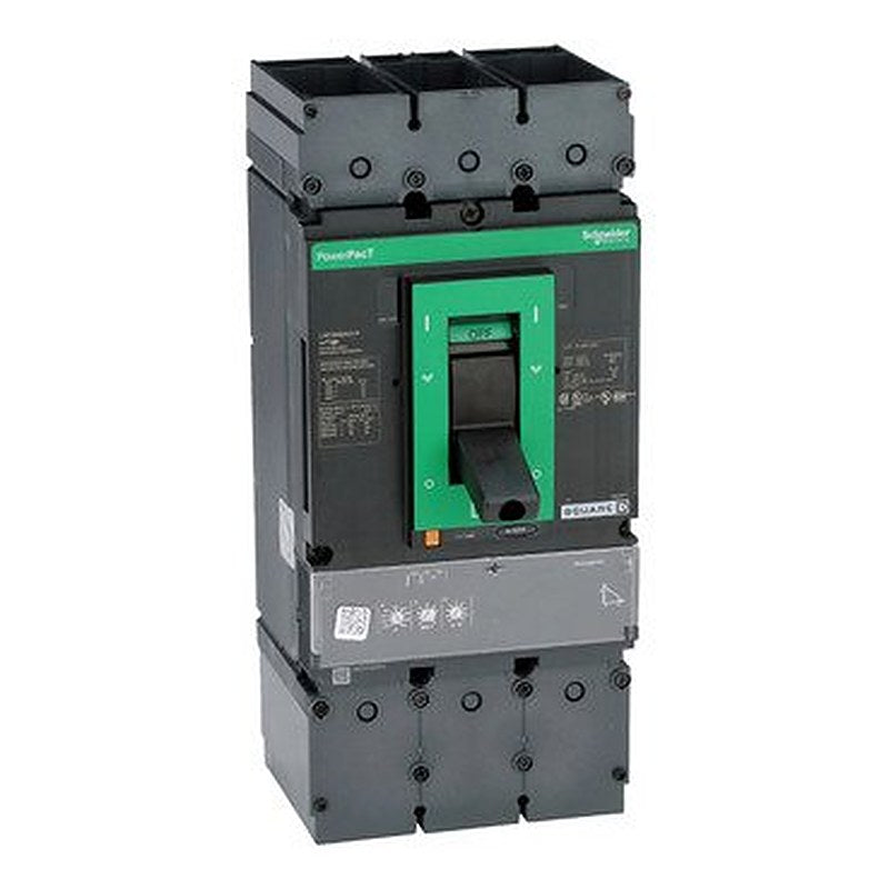 Circuit breaker, PowerPacT L, 600A, 3 pole, 600VAC, 18kA, lugs, MicroLogic 3.3, 80% (Circuit breaker PowerPacT L) is a Schneider Electric product. Designed for reliable performance and long service life. Available across Iraq — contact us for pricing and delivery options.