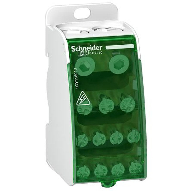 Schneider Electric Distribution Block, 13 Way, 230V, 160A, White