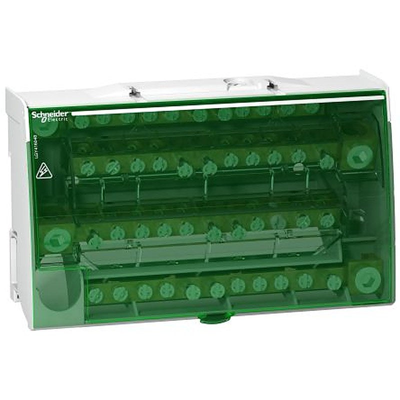 Schneider Electric Distribution Block, 12 Way, 230V, 160A, White