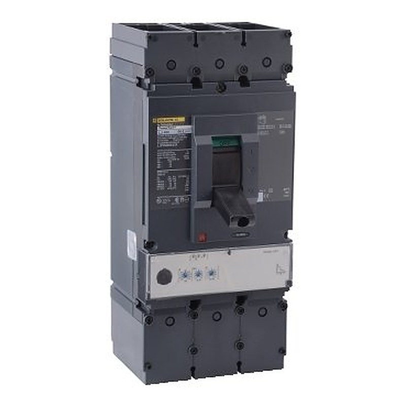 Circuit breaker, PowerPacT L, 600A, 3 pole, 600VAC, 25kA, lugs, MicroLogic 3.3, 80%, shunt (Circuit breaker PowerPacT L) is a Schneider Electric product. Designed for reliable performance and long service life. Available across Iraq — contact us for pricing and delivery options.