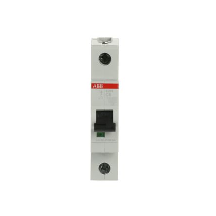 ABB System Pro M Compact System Pro M Compact Miniature Circuit Breaker, 1-Pole, 6A, Type C, 400V ac AC, 72 V dc DC, 10