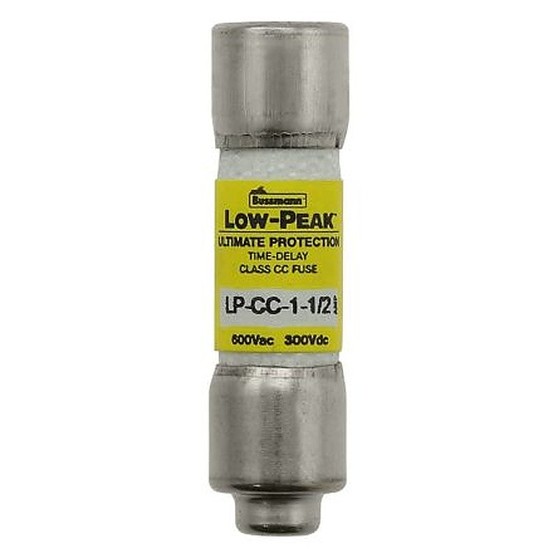Eaton 1.5A T Melamine Cartridge Fuse, 1.5 x 0.41 in