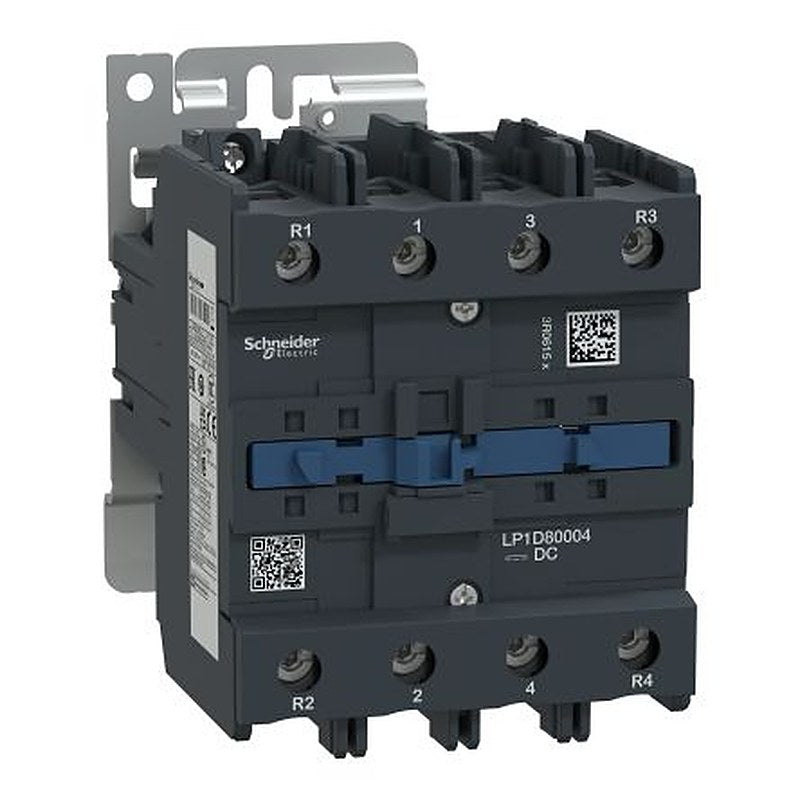Schneider Electric TeSyS D Contactor, 48V dc Coil, 4-Pole, 125 A 48V dc, 4 NO, 1kV ac