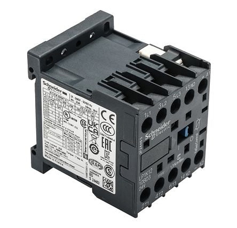 Schneider Electric TeSyS K Contactor, 24V dc Coil, 3-Pole, 20 A, 5.5 kW 230V, 3 NO, 690V ac