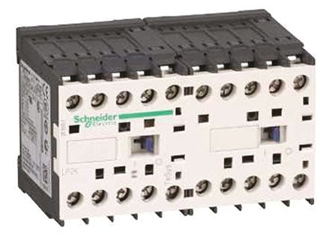 Schneider Electric TeSyS K Contactor, 24V dc Coil, 3-Pole, 6 A, 3 kW 24V dc, 3 NO, 690V ac