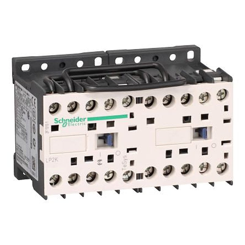 Schneider Electric TeSyS K Contactor, 12V dc Coil, 3-Pole, 9 A, 4 kW 12V dc, 1 NC, 690V