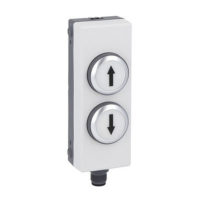 Lovato Turn to Release Control Station Switch - 1 NO/1 NO, White, IP65