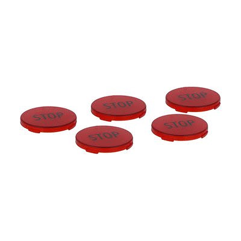 Lovato Red Round Push Button Lens for Use with LP4 Control Station