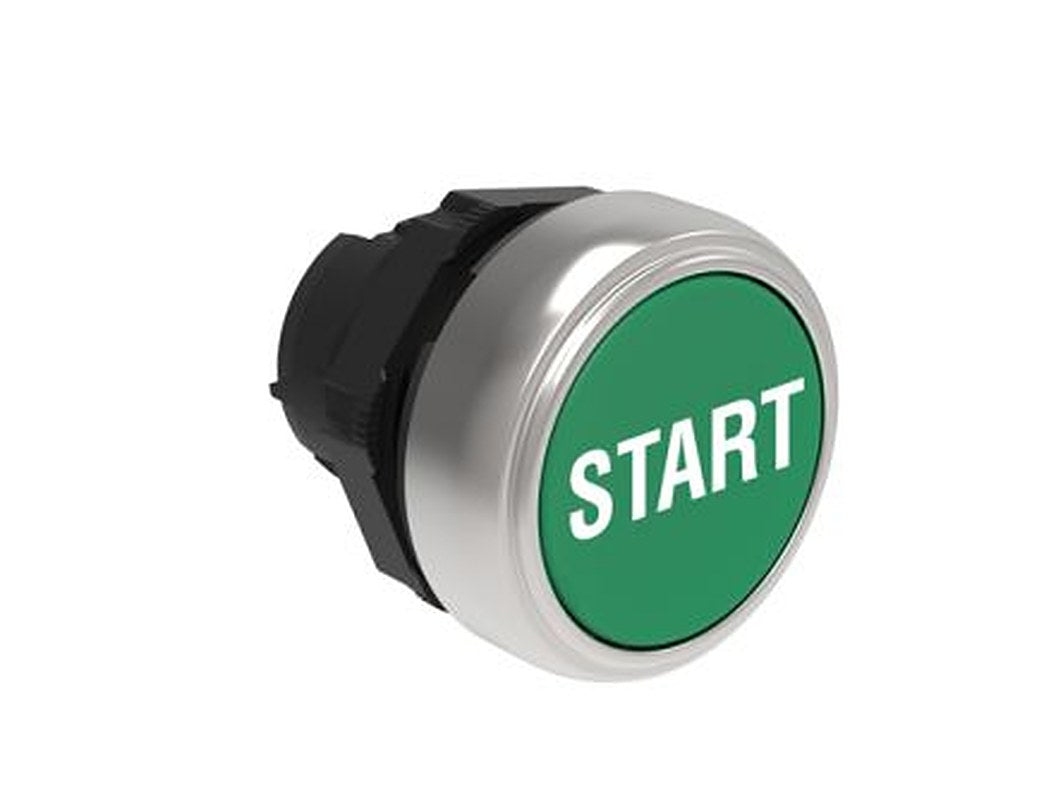 Lovato Platinum Series Green Spring Return Push Button Head, 29.5 mm Cutout, IP66, IP69K, IP67