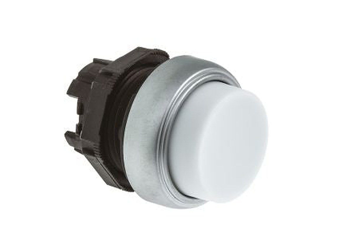 Lovato Platinum Series White Spring Return Push Button Head, 22 mm Cutout, IP66, IP67, IP69K