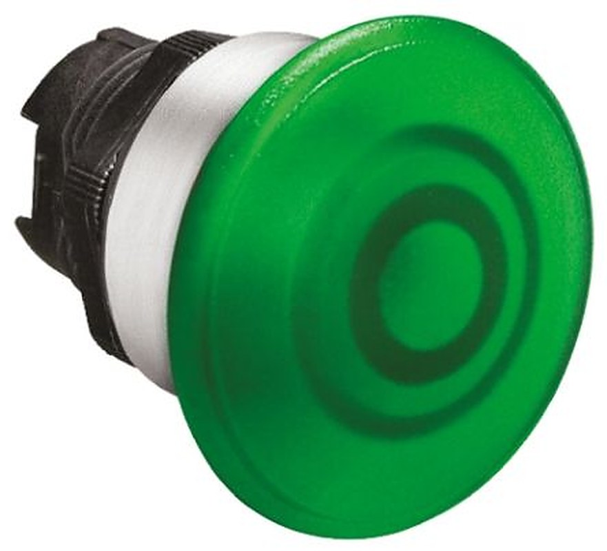 Lovato Platinum Series Green Spring Return Push Button Head, 22 mm Cutout, IP69K, IP67, IP66