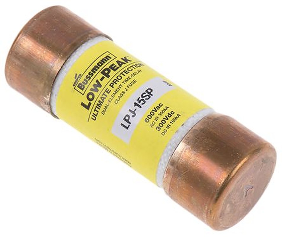 Eaton 15A T Cartridge Fuse, 21 x 57 mm