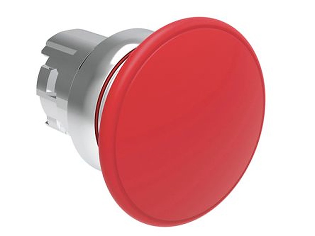 Lovato Platinum Series Red Spring Return Push Button Head, 29.5 mm Cutout, IP69K, IP67, IP66