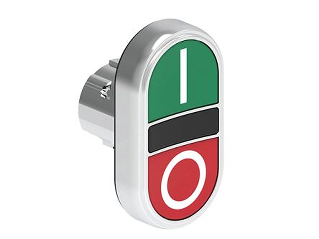 Lovato Platinum Series Green, Red Momentary Push Button Switch, 29.5 mm Cutout, IP67, IP69K, IP66, BS, CSA, EN, IEC, UL