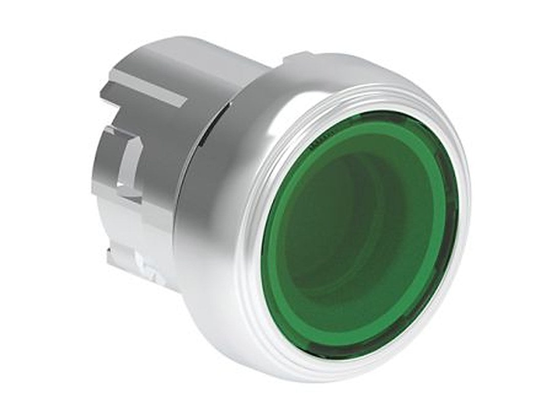 Lovato Platinum Series Green Spring Return Push Button Switch, 22 mm Cutout, IP69K, IP67, IP66
