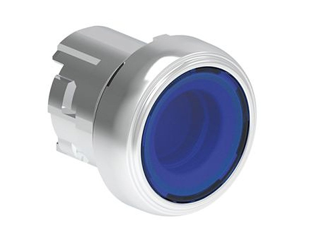 Lovato Platinum Series Blue Spring Return Push Button Switch, 22 mm Cutout, IP66, IP69K, IP67