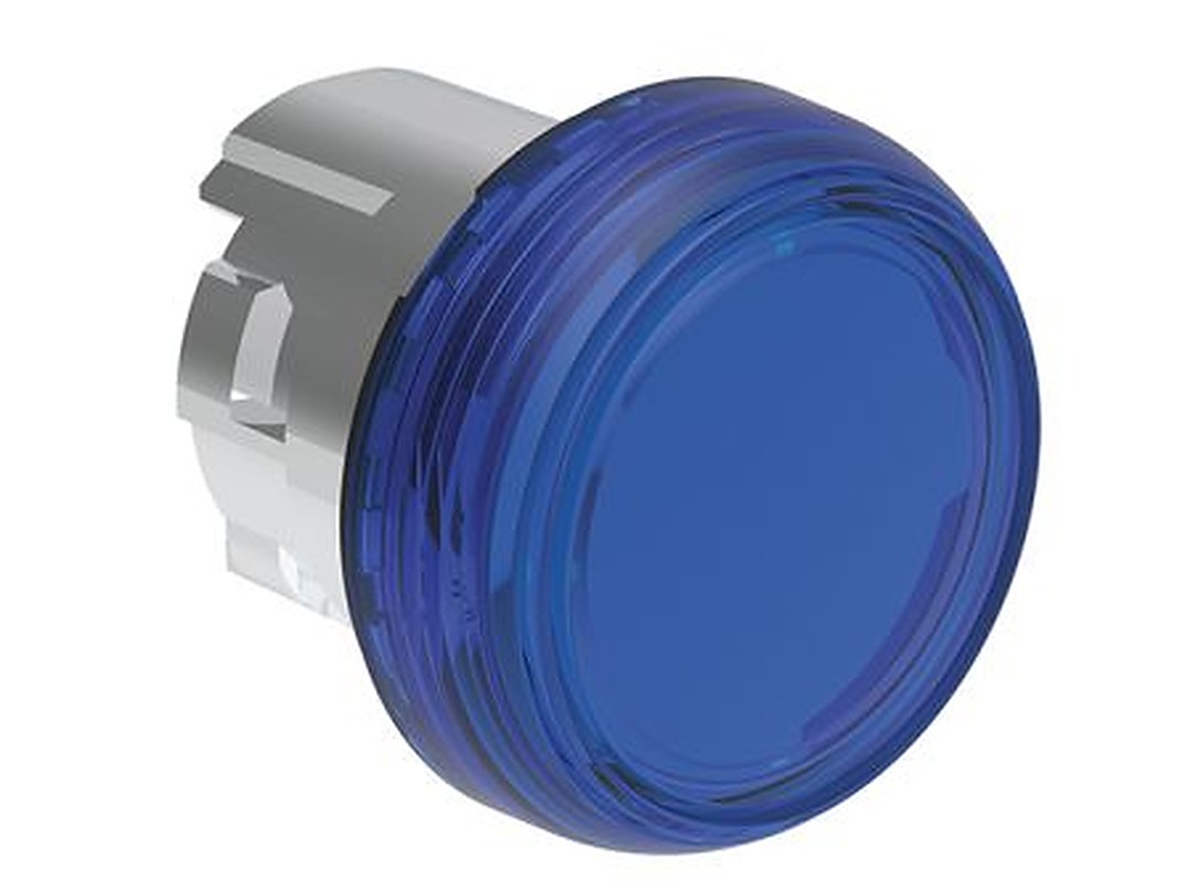 Lovato Platinum Series Blue Push Button Head, 29.5 mm Cutout, IP67, IP66, IP69K, BS, CSA, IEC, EN, UL