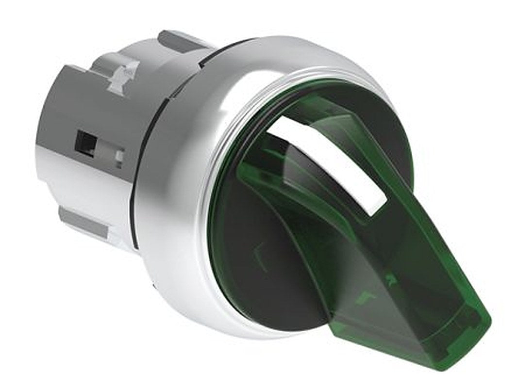 Lovato LPSSL12 Series 2 Position Selector Switch Head, 22 mm Cutout, Green Handle, IP66