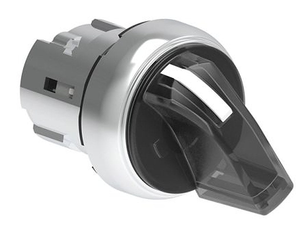 Lovato LPSSL12 Series 2 Position Illuminated Selector Switch Head, 29.5 mm Cutout, White Handle, IP66