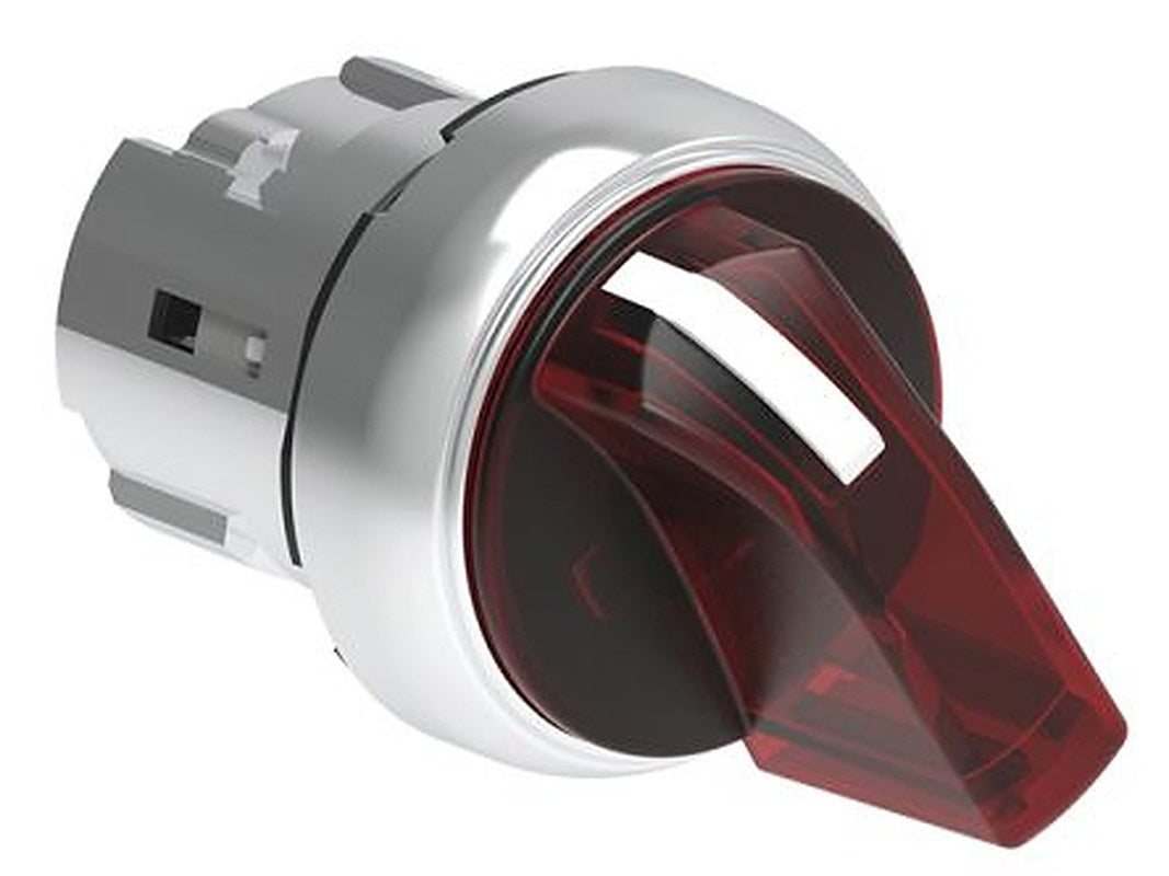 Lovato LPSSL13 Series 3 Position Illuminated Selector Switch Head, 22 mm Cutout, Red Handle, IP66