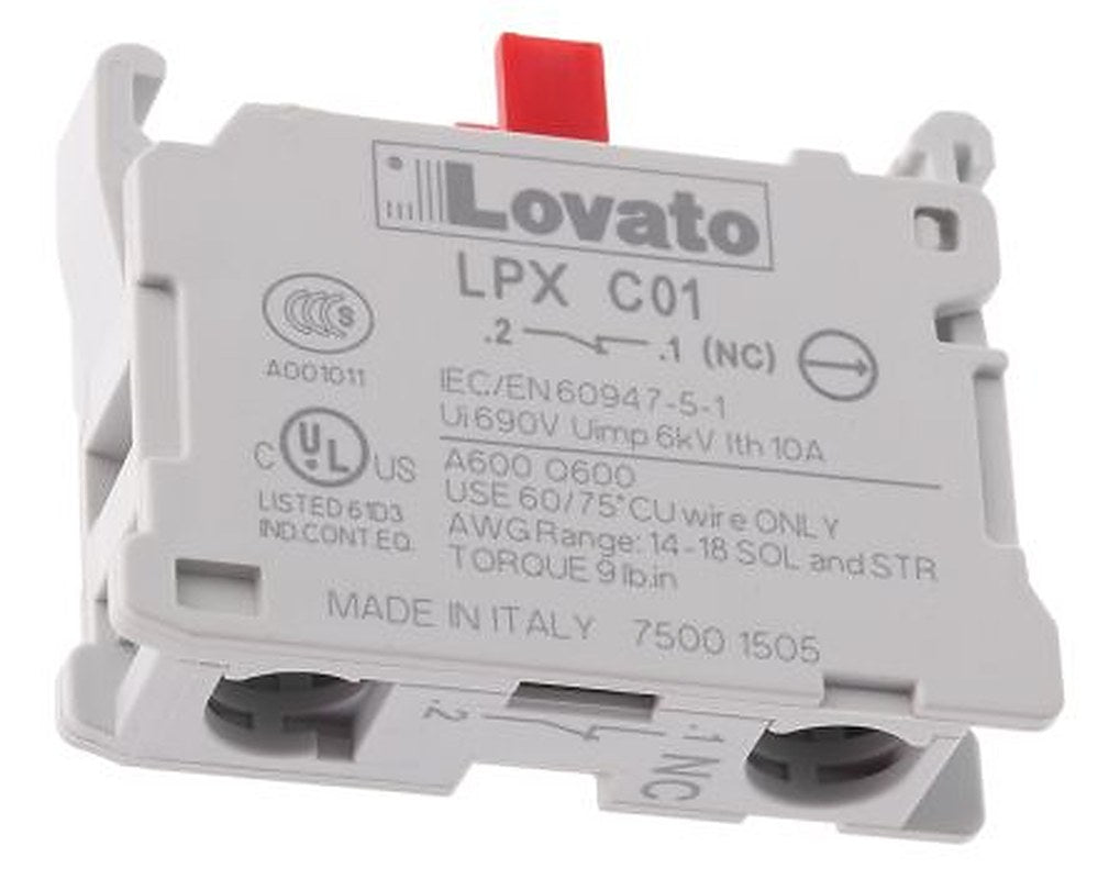 Lovato for Use with Platinum 22 mm
