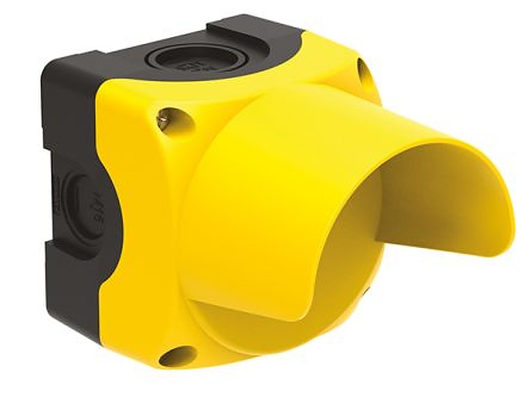 Lovato Yellow Plastic LPZ Push Button Control Station Enclosure -