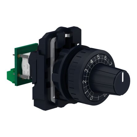 Schneider Electric XB5 4.7 kΩ Rotary Potentiometer 1-Gang Panel Mount, XB5AD912R4K7