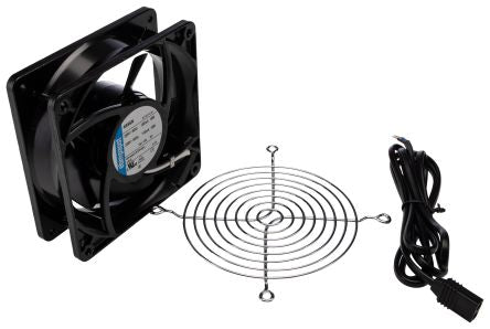 ebm-papst 4000 N Series Axial Fan Kit, 230V ac, 160 m³/h, 19 W, IP20 119 mm, 119mm, 38 mm