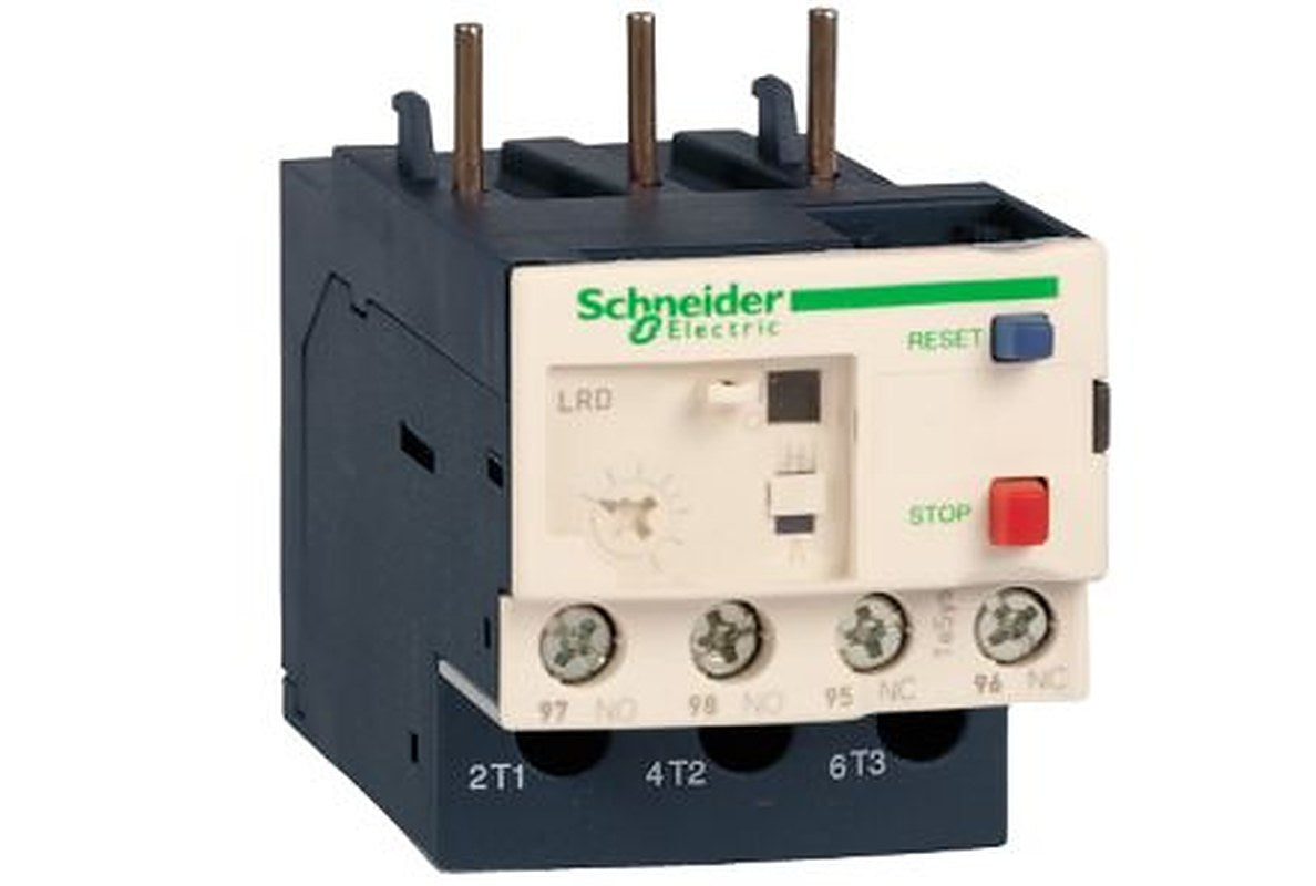 Schneider Electric, TeSyS LR Overload Relay 1 NO/1 NC, 12A, 18 A Contact Rating, 7.5 kW 3