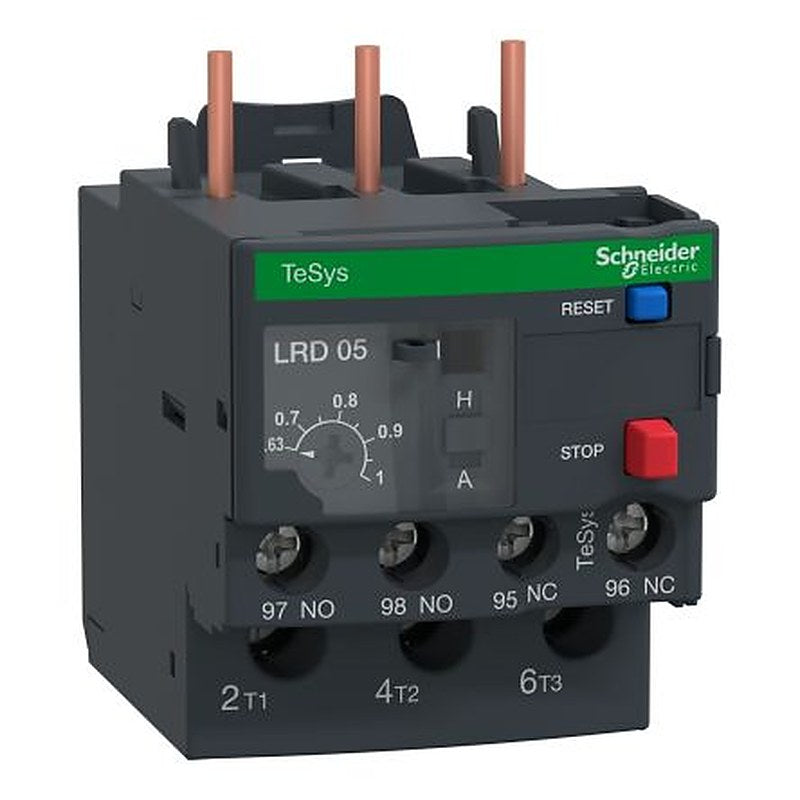 Schneider Electric, LRD Thermal Overload Relay 1 NO/1 NC, 1A Contact Rating, 690V ac