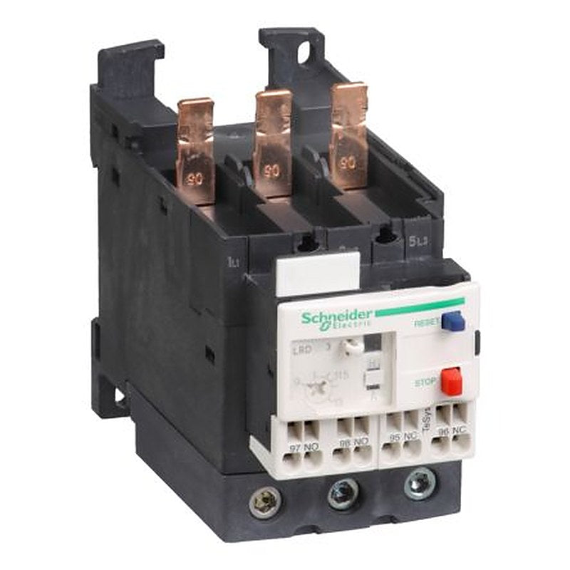 Schneider Electric, TeSyS LR Thermal Overload Relay 1 NO/1 NC, 37A, 50 A F.L.C, 10A Contact Rating