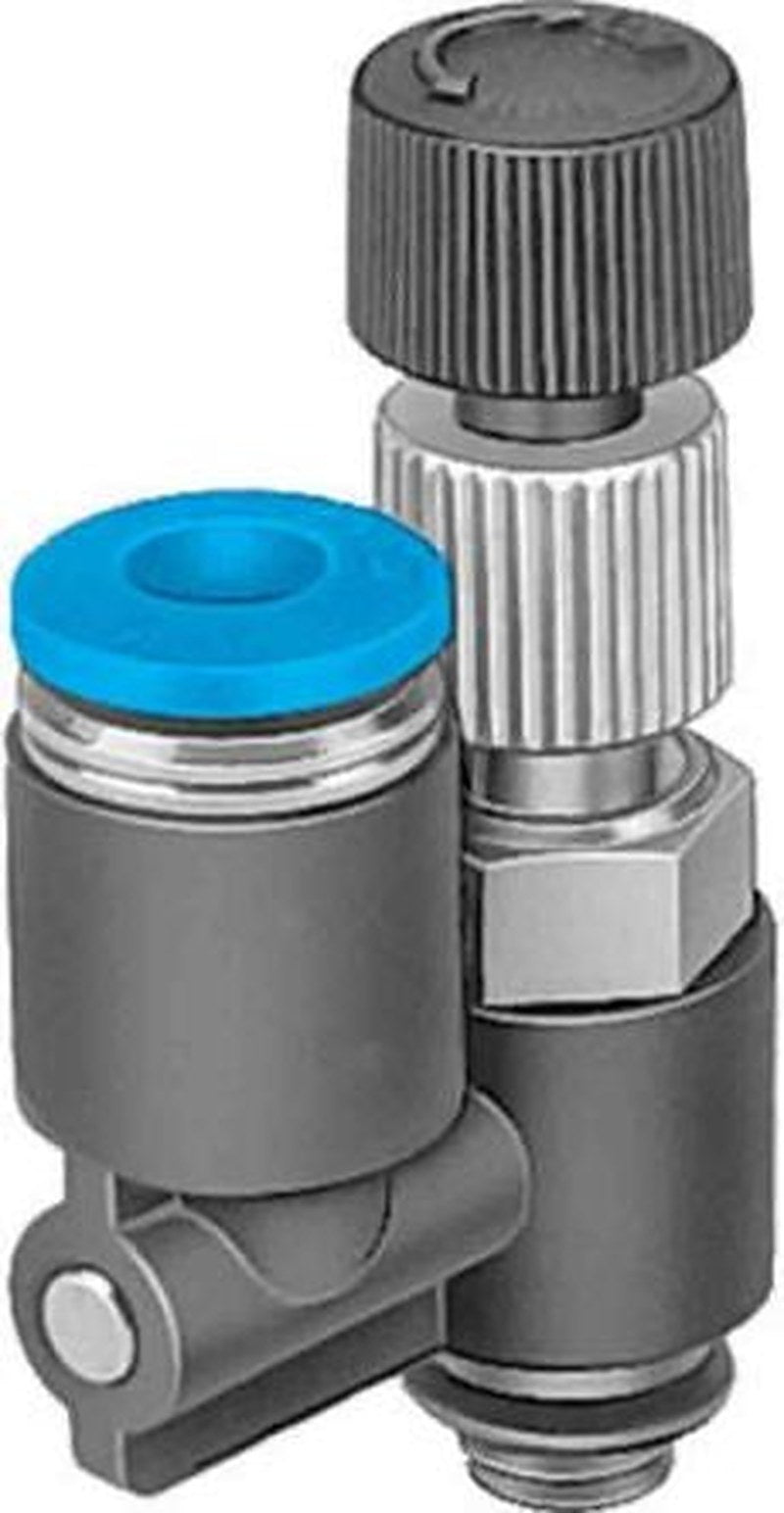 Festo LRL-1/4-QS-6 Series Pneumatic Regulator G 1/4 Plug QS