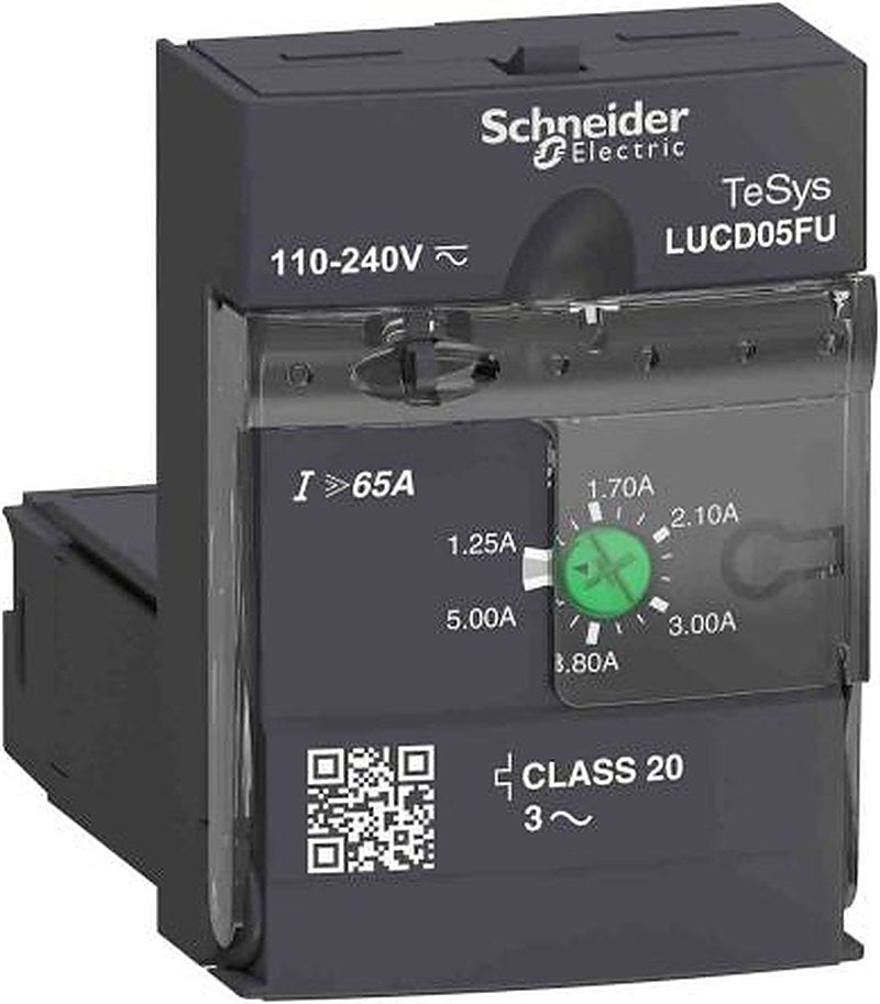 Schneider Electric TeSyS U Advanced Motor Starter, 240V, 3 kW, 3 Phase, IP40, IP20