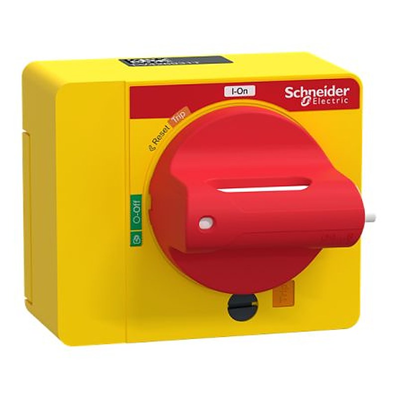 Schneider Electric Yellow, Red Rotary Handle, 9 cm, LV426931T Series