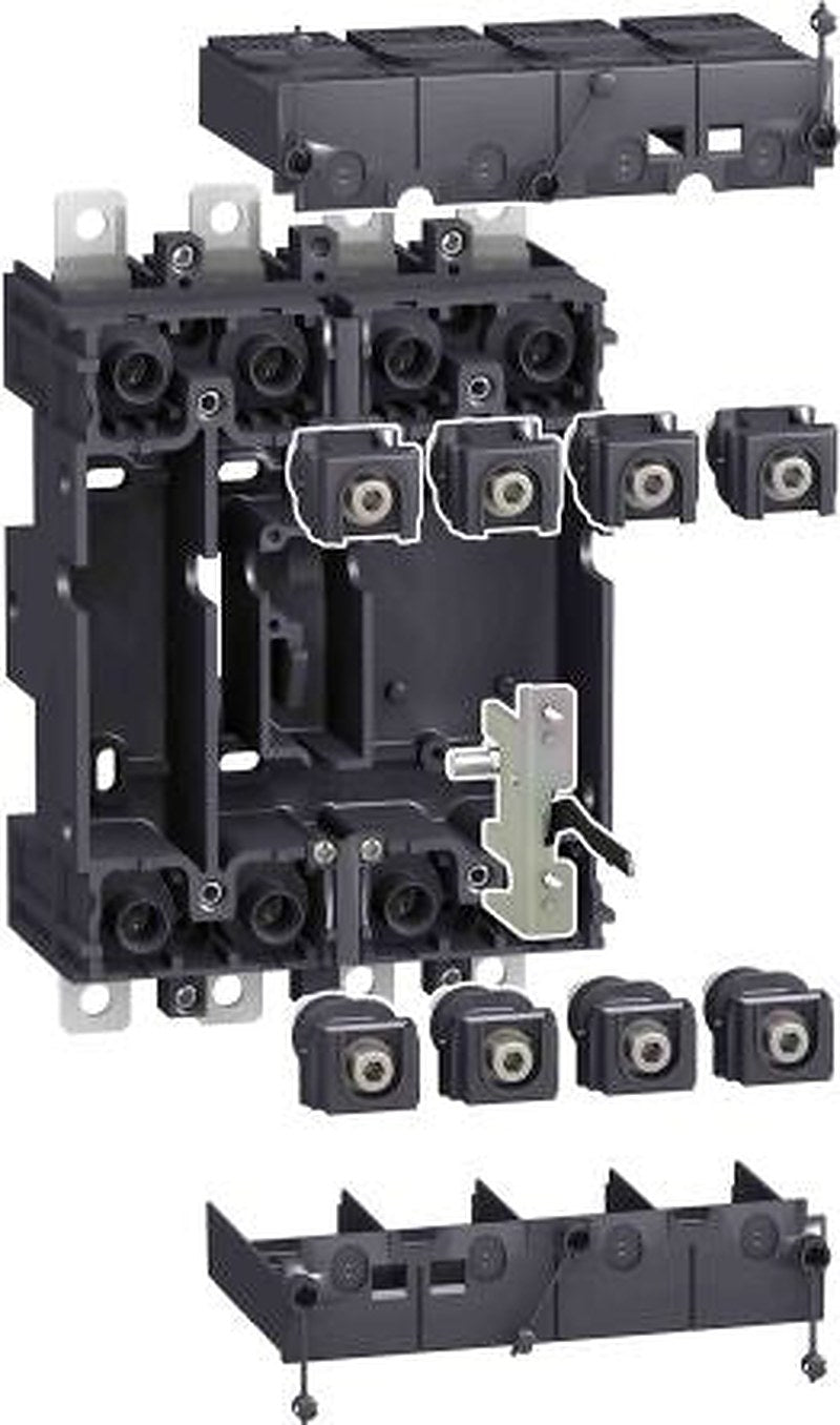 Schneider Electric ComPact NSX Plug-In Base for use with Compact NSX 100/160/250