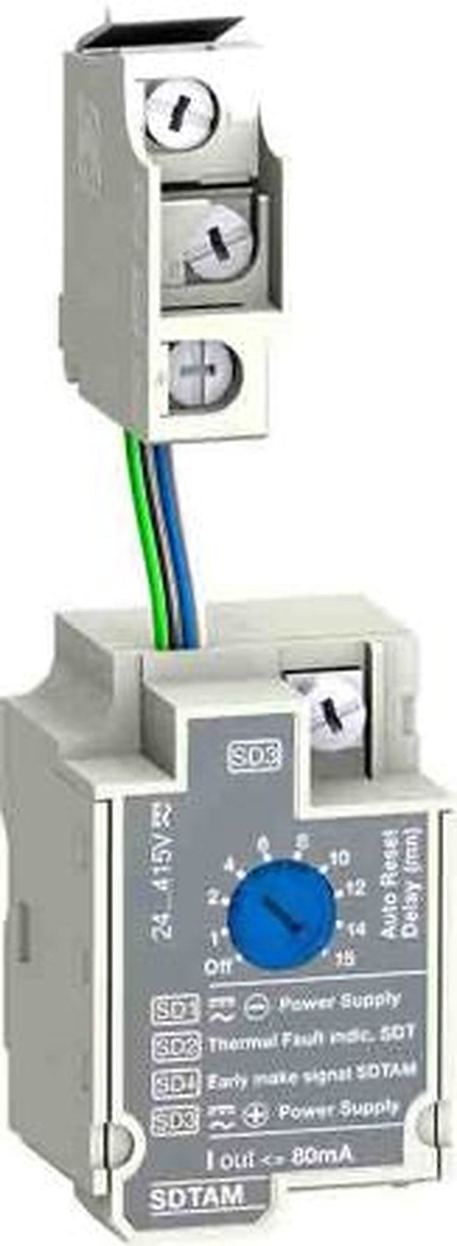 Schneider Electric Auxiliary Contact, ComPacT NSX, 80 mA, 415V, LV429424