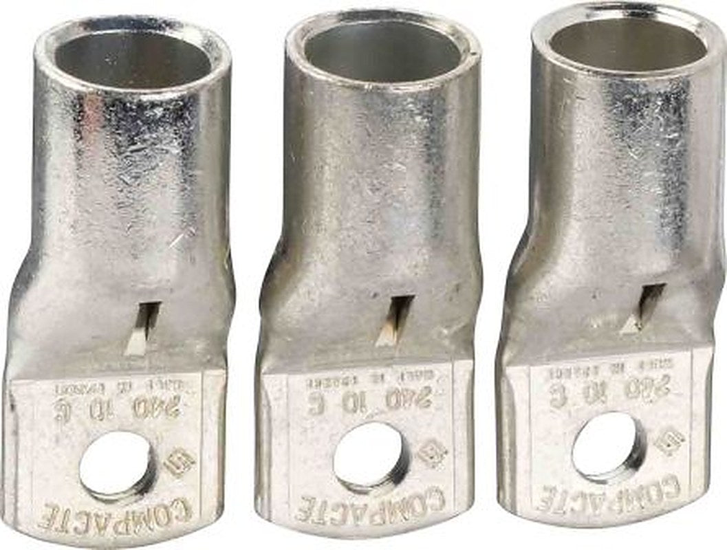 Schneider Electric, ComPacT NSX Uninsulated Crimp Ring Terminal, Grey