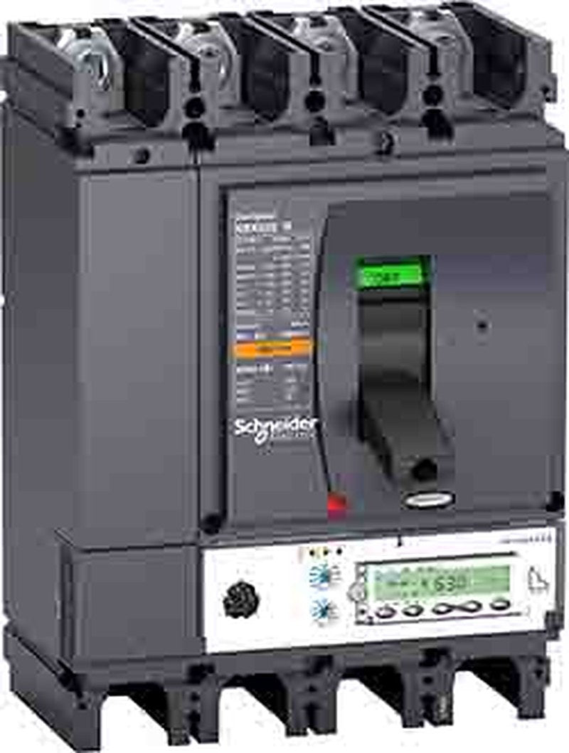 Schneider Electric, ComPact, NSX R Molded Case Circuit Breaker 3-Pole 630A, Breaking Capacity 200 kA, Fixed