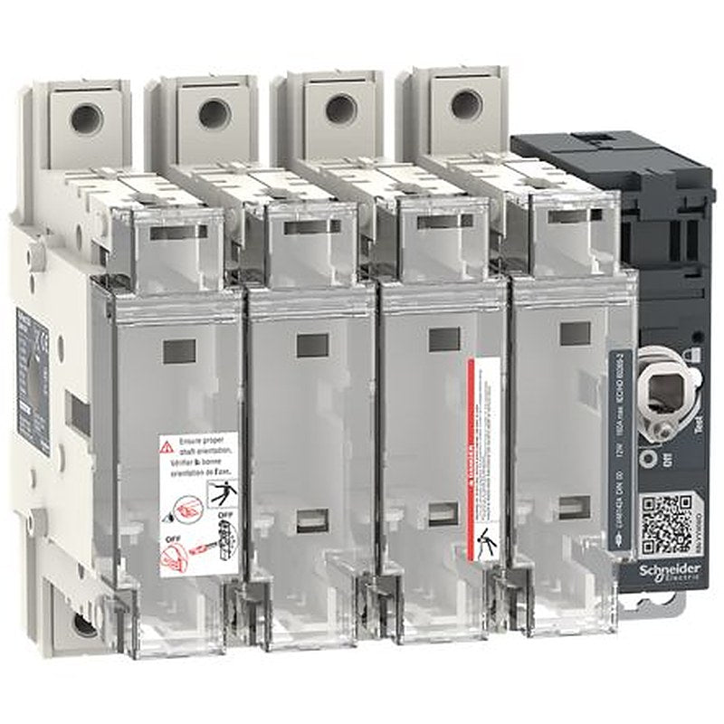 Schneider Electric Fuse Switch Disconnector, 4-Pole, 160 kA, 160A
